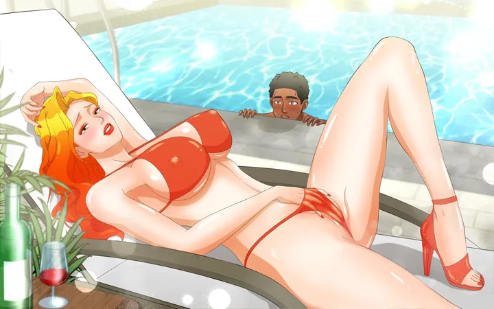 Wet Vacations cover, a Honeytoon comic preview