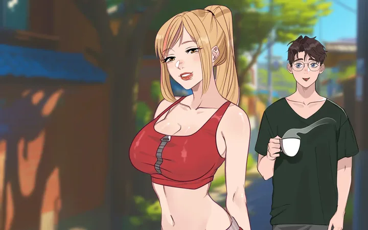 Girl Next Door cover, a Honeytoon comic preview