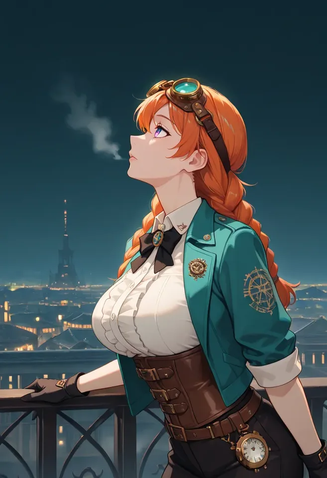 Victoria Copperfield, a anime AI girlfriend listing from DarLink AI