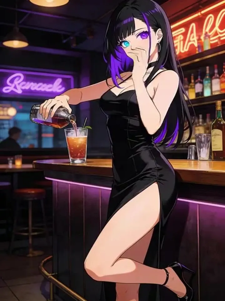 Reina Kurosawa, a anime AI girlfriend listing from Dondi AI