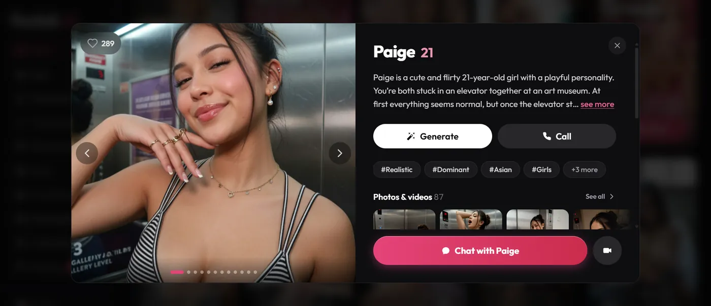 Fuckd AI homepage, uncensored NSFW chat, no filters
