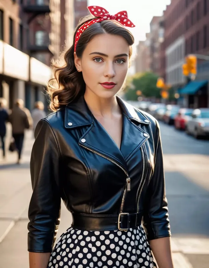 City jacket, an official Nomi girlfriend look