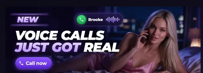 Secrets voice calls banner, Brooke